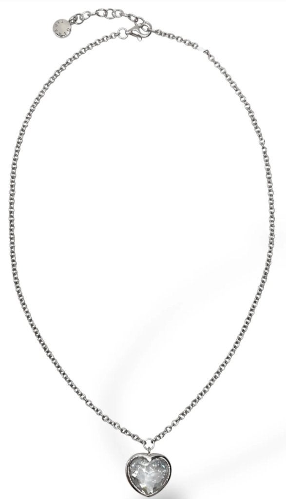 Necklace with heart pendant, Nieuw, Ophalen of Verzenden, Hart, Zilver