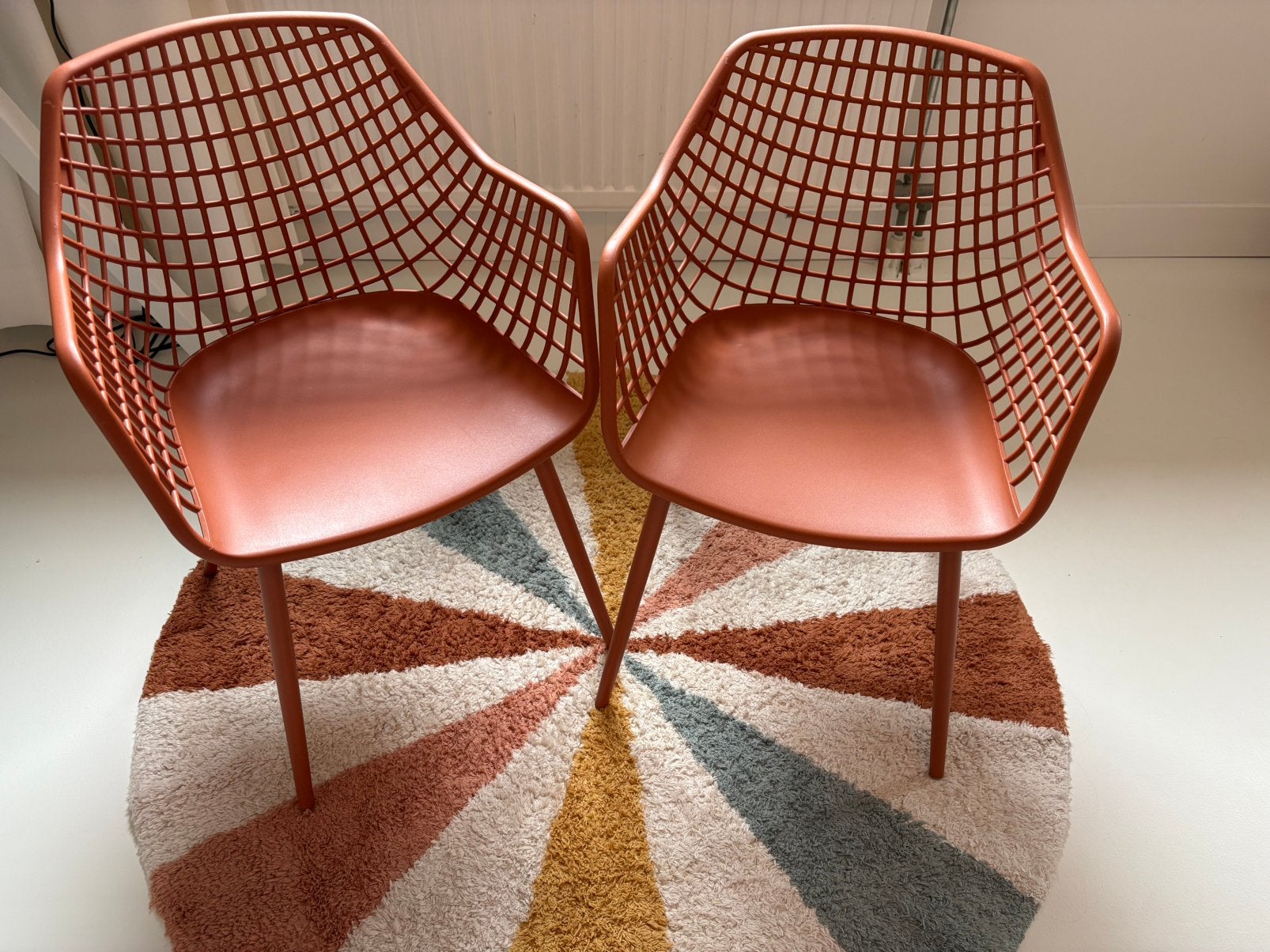2 webbing stoelen kind, Ophalen, Zo goed als nieuw, Bruin, Twee