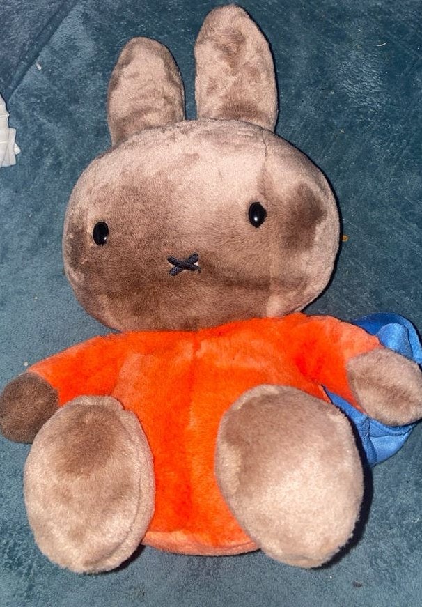 Nijntje knuffel 60cm, Gebruikt, Konijn, Nijntje, Ophalen of Verzenden