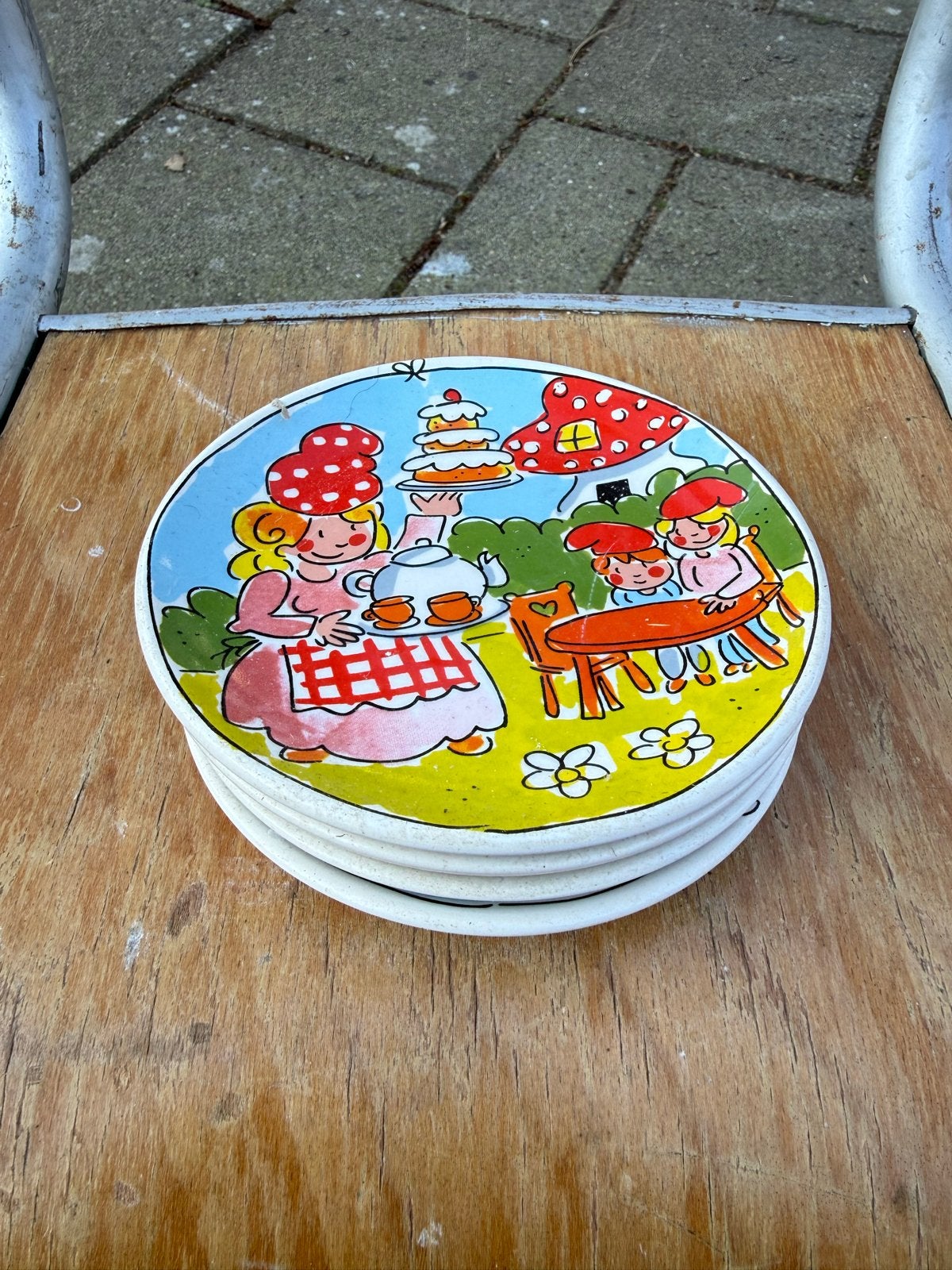 Blond Amsterdam Kabouter Servies - Theepot, Suikerpot etc, Keramiek, Ophalen of Verzenden, Zo goed als nieuw, Modern