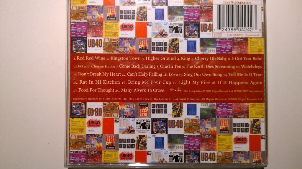 UB40 - The Very Best Of UB40 1980 - 2000, Ophalen of Verzenden, Zo goed als nieuw
