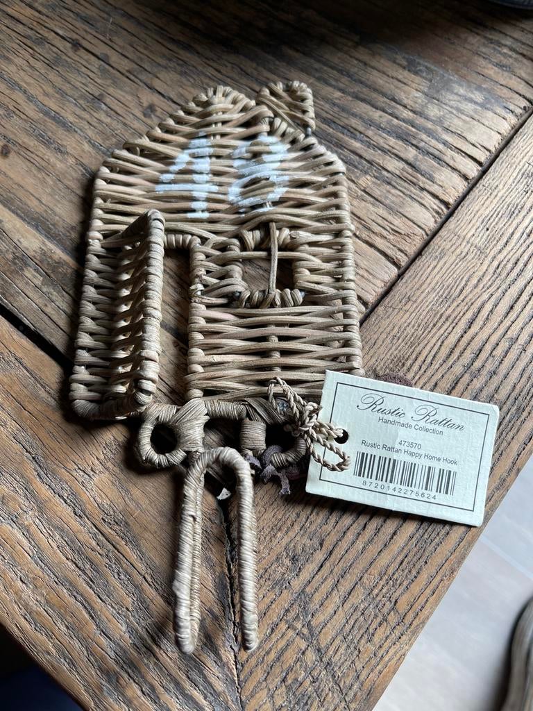 Rivièra Maison Rustic Rattan Kledinghaak - Nieuw, Ophalen of Verzenden, Nieuw, Overige materialen, Wandhaken