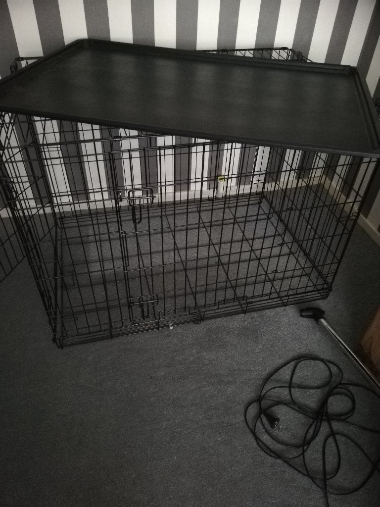 grote zwarte bench, voor je hond, man of vrouw., Ophalen, Gebruikt