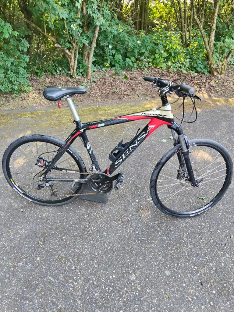 SENSA CARBON RACER. GEHEEL VAN CARBON. (ZIE BESCHRIJVING), 45 tot 49 cm, Ophalen, Gebruikt, Overige merken