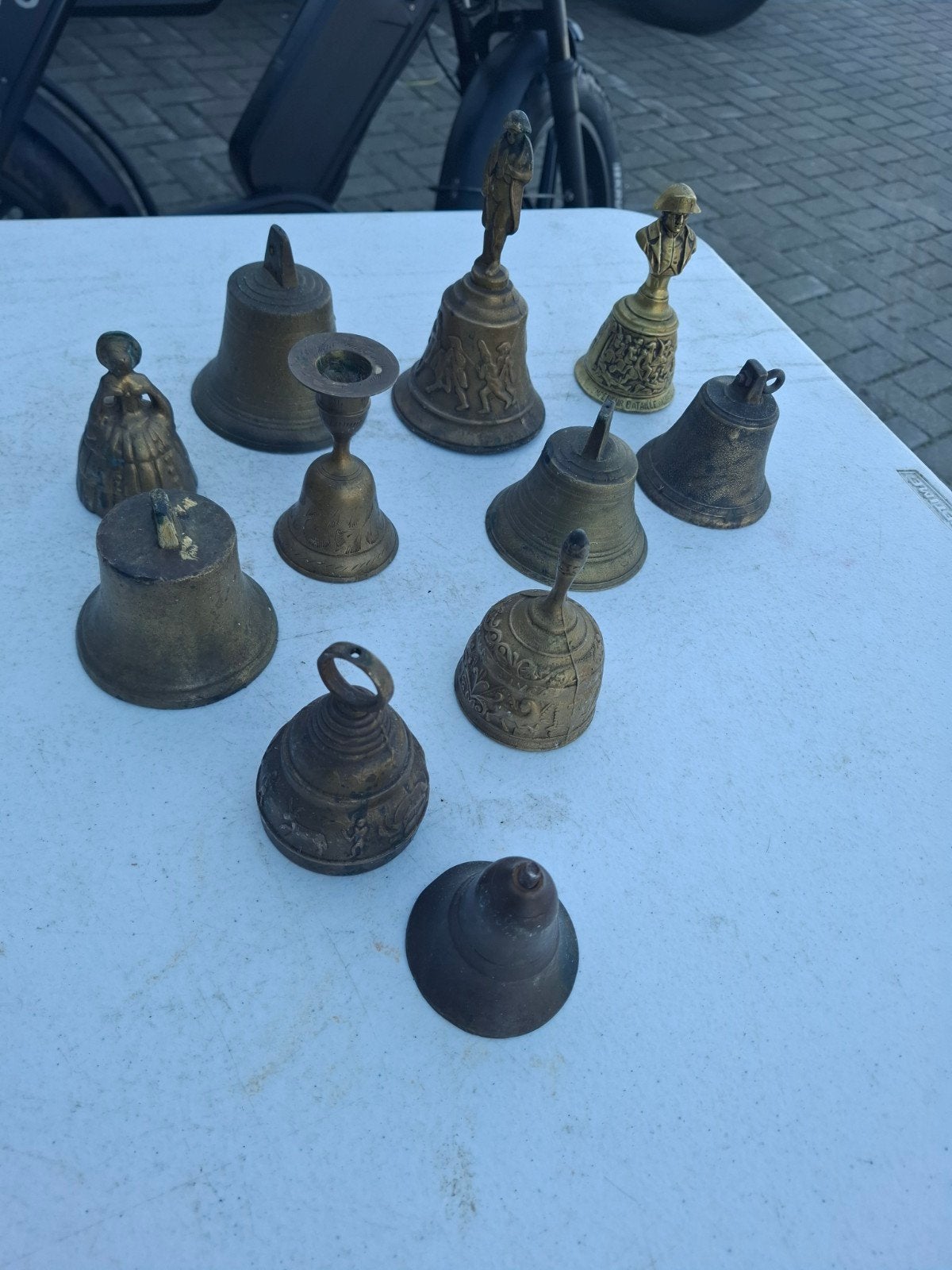 Verzameling van diverse messing bellen, Ophalen of Verzenden