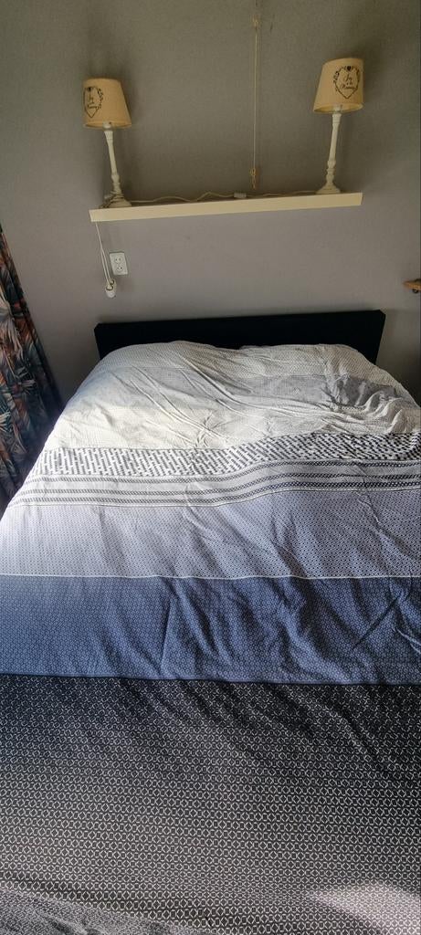 Boxspring met Deron medical hoes, Ophalen, Gebruikt, Tweepersoons
