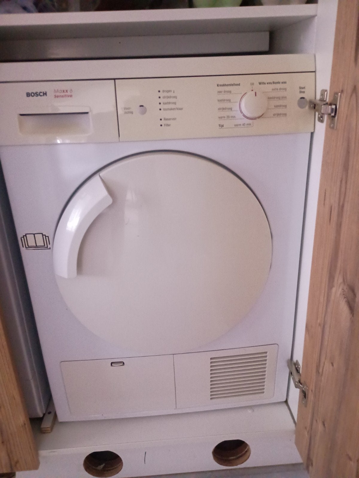 Bosch Maxx 6 Sensitive Wasdroger, Witgoed en Apparatuur, Wasdrogers, Ophalen, 6 tot 8 kg, Gebruikt, Voorlader