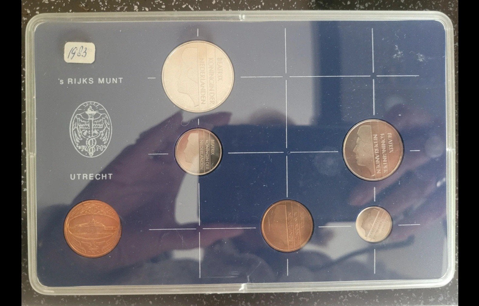 Jaarset guldenmunten 1983 NL, Postzegels en Munten, Munten | Nederland, Ophalen of Verzenden, Koningin Beatrix
