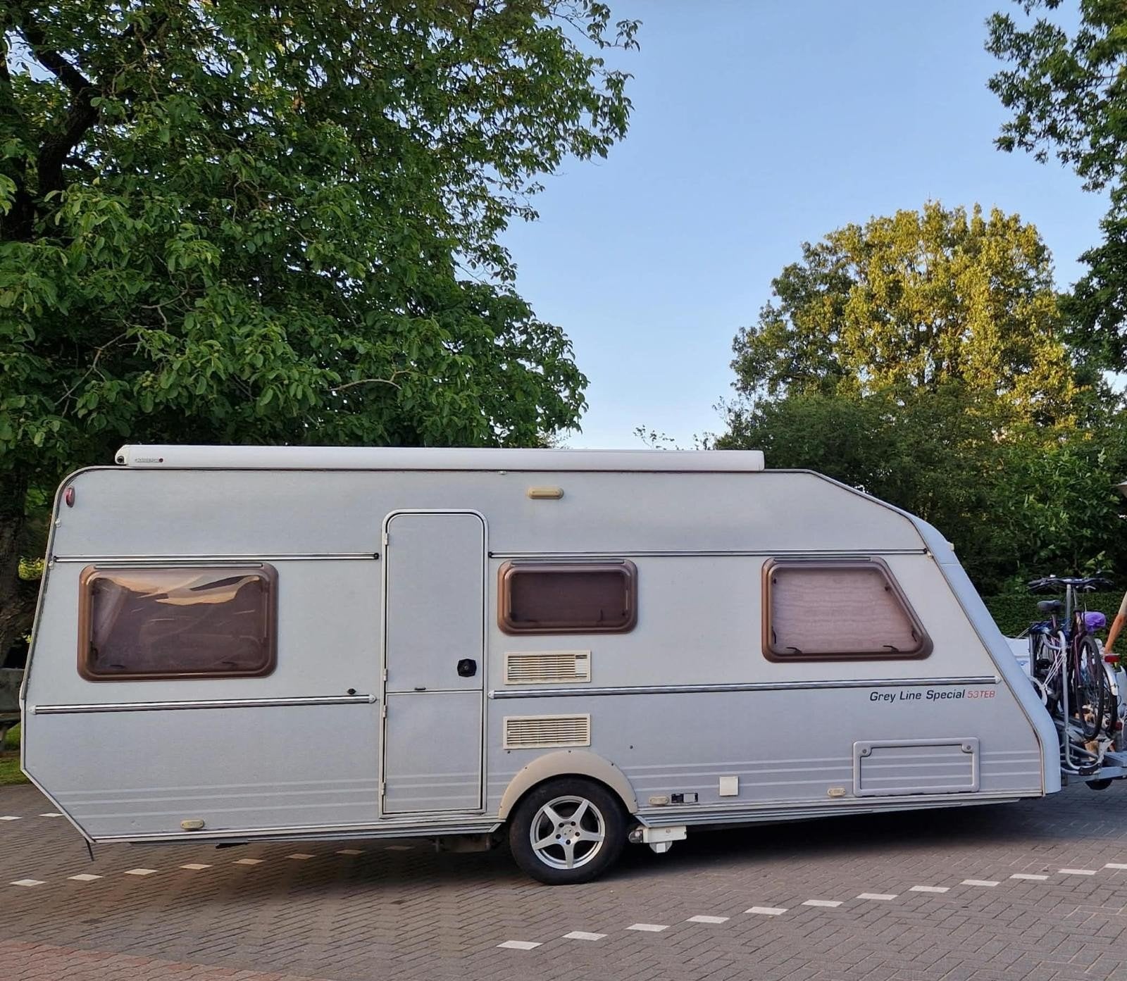 Kip Caravan Grey Line Special 53 TEB 2003 – 4 slaapplaatsen, Caravans en Kamperen, Rondzit, Kip, Kachel, Particulier