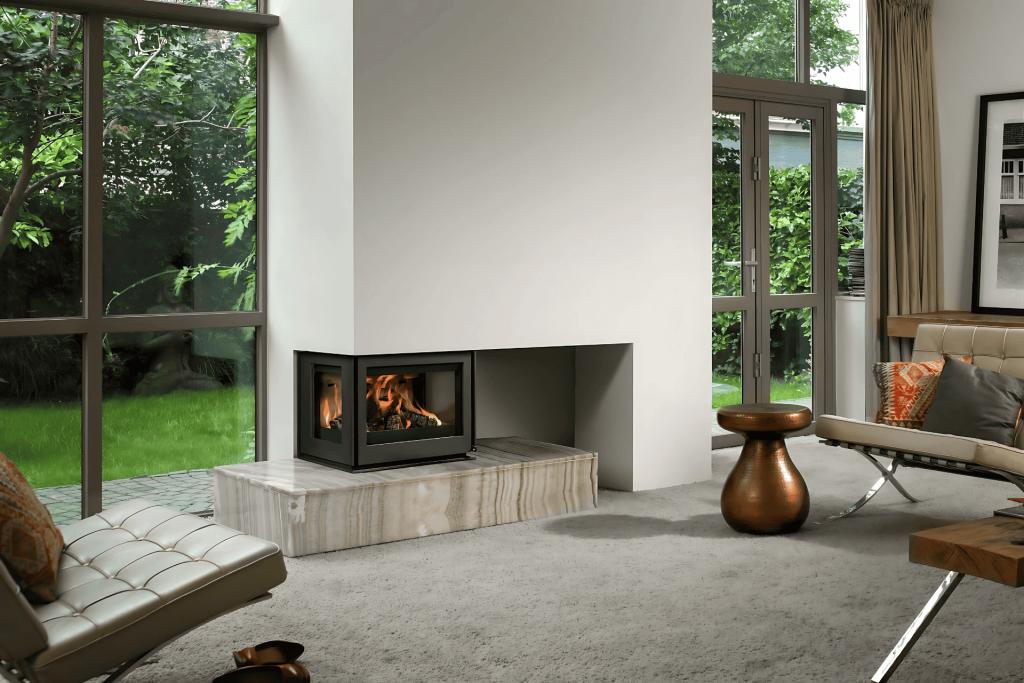 Inbouwhaard Barbas geheel nieuw, Huis en Inrichting, Ophalen, Inbouw, Hout, Nieuw