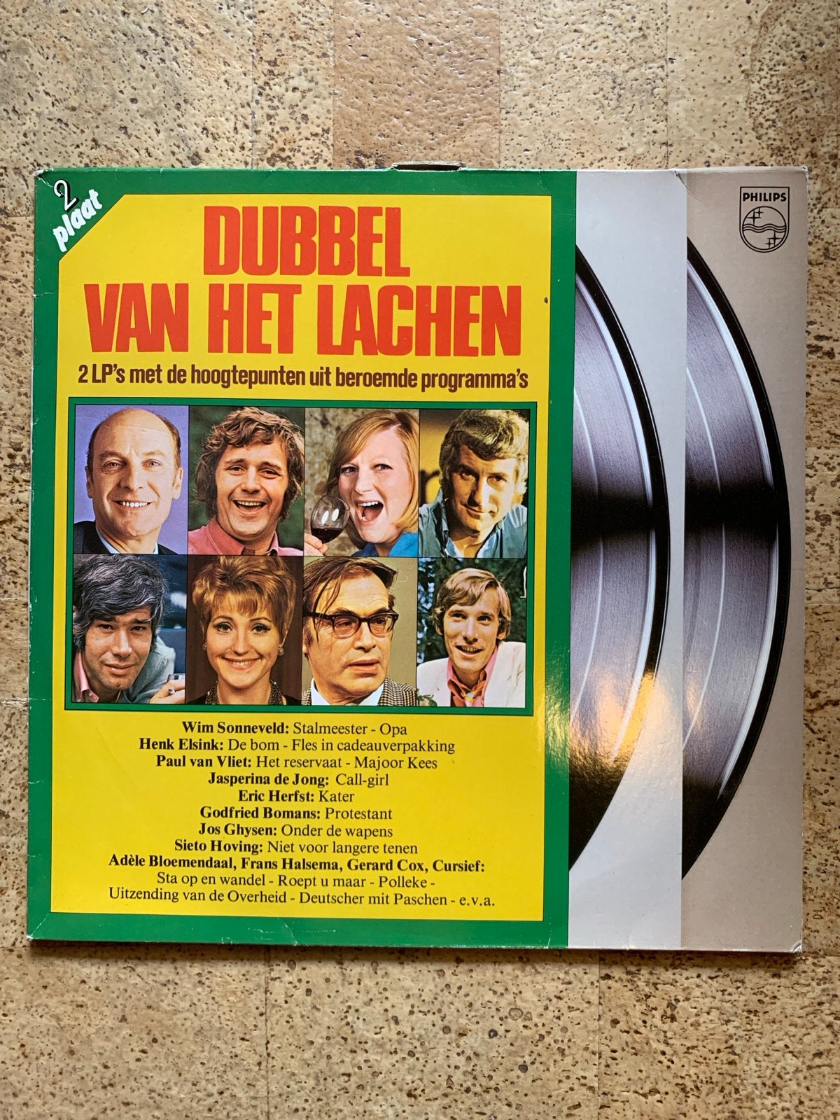 Dubbel van het Lachen - 2 LP's met hoogtepunten, Cd's en Dvd's, Ophalen of Verzenden, Soundtrack of Musical, 12 inch, Dubbel-LP