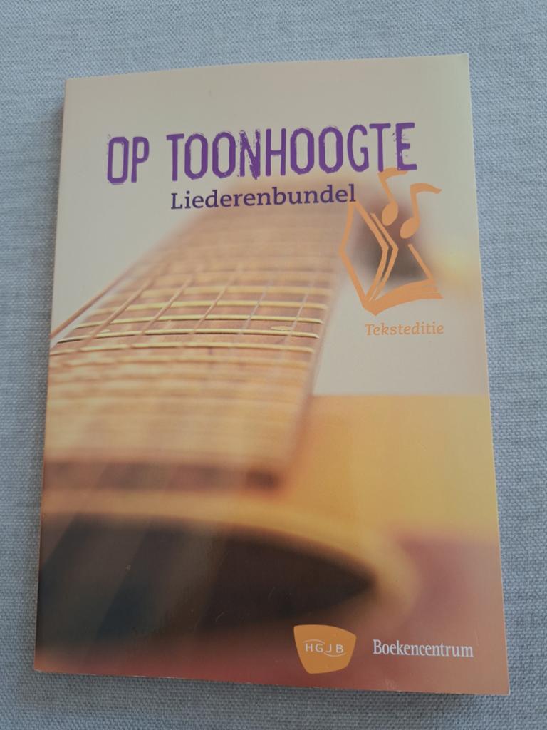 Op Toonhoogte Liederenbundel Tekstedtie - HGJB Boekencentrum, Boeken, Muziek, Zo goed als nieuw, Overige onderwerpen, Ophalen of Verzenden