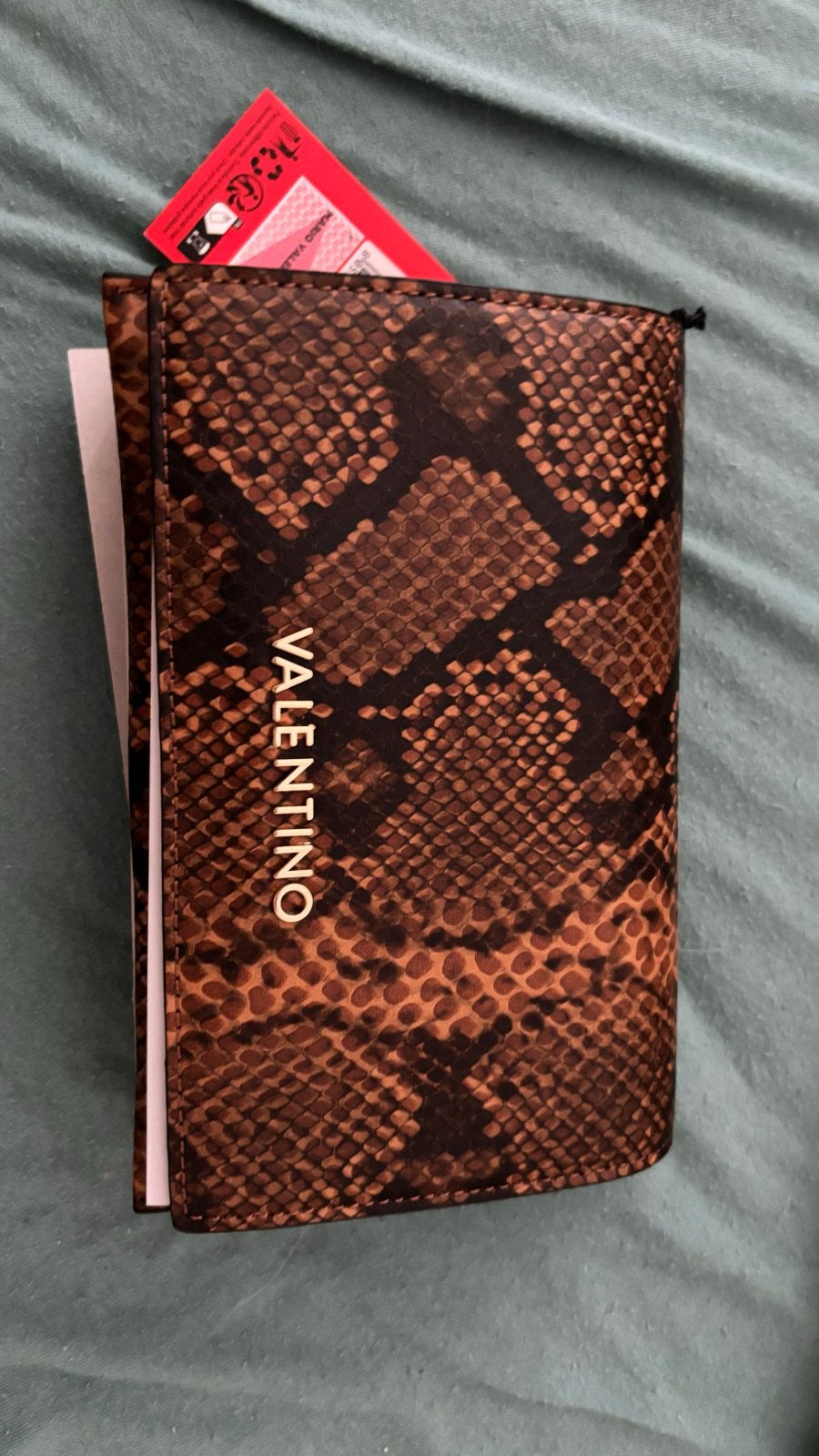 Nieuwe Mario Valentino tas met slangenprint, Ophalen of Verzenden, Nieuw, Bruin, Schoudertasje
