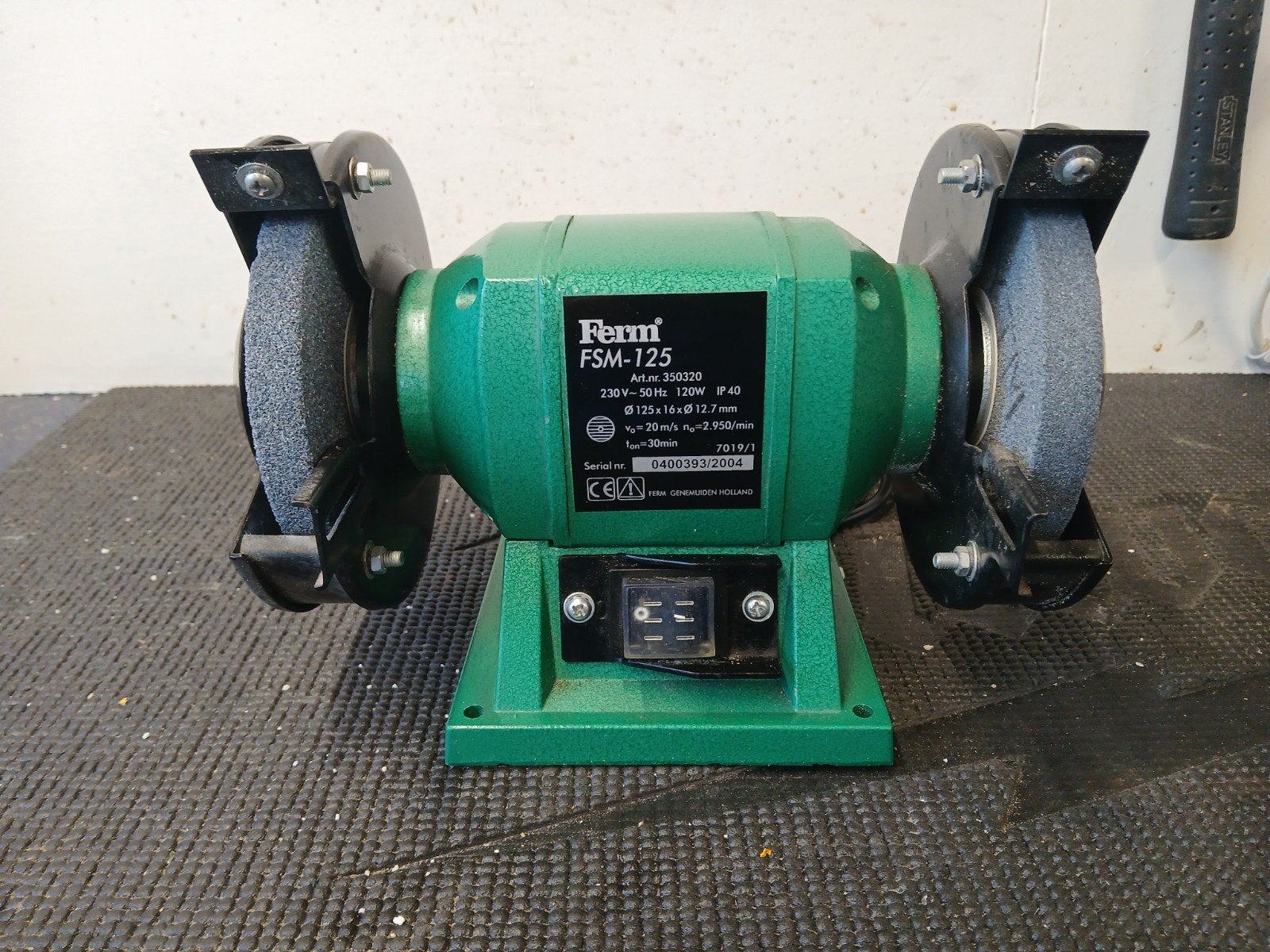 Ferm FSM-125 Werkbankslijpmachine 120W, Ophalen of Verzenden