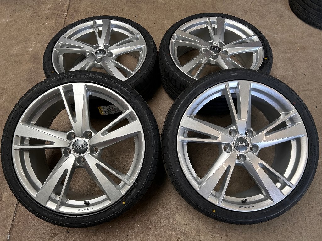 19 inch originele sport velgen + zomerbanden Audi A3 S3 RS3, 19 inch, Info@originalwheels.nl, Banden en Velgen, Nieuw