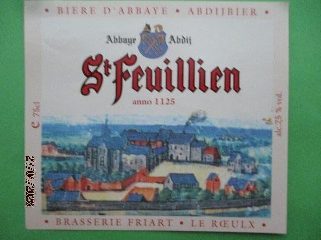bieretiket Belgie 3-5 (i38) friart, Ophalen of Verzenden, Gebruikt, Overige typen, Overige merken