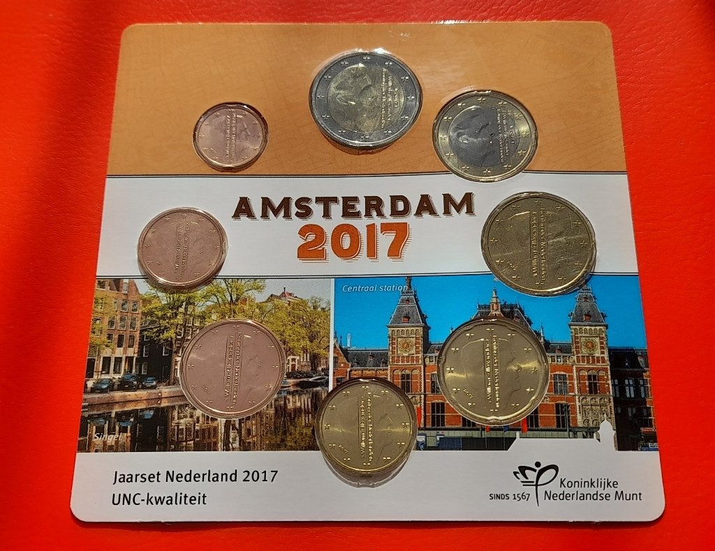 Setje nieuwe euromunten, Verzenden, Overige landen, Overige waardes, Setje