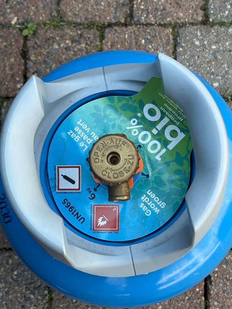 Primagaz 6 kg propaan gasfles vol, Ophalen of Verzenden, Gebruikt