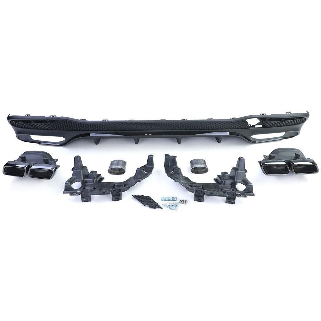 63AMG Look Black Uitlaat Diffuser Glans Zwart Voor MB GLE W1, Verzenden, Automotive Parts, A.parts@hotmail.nl, Trasmolenlaan 12 3447 GZ Woerden