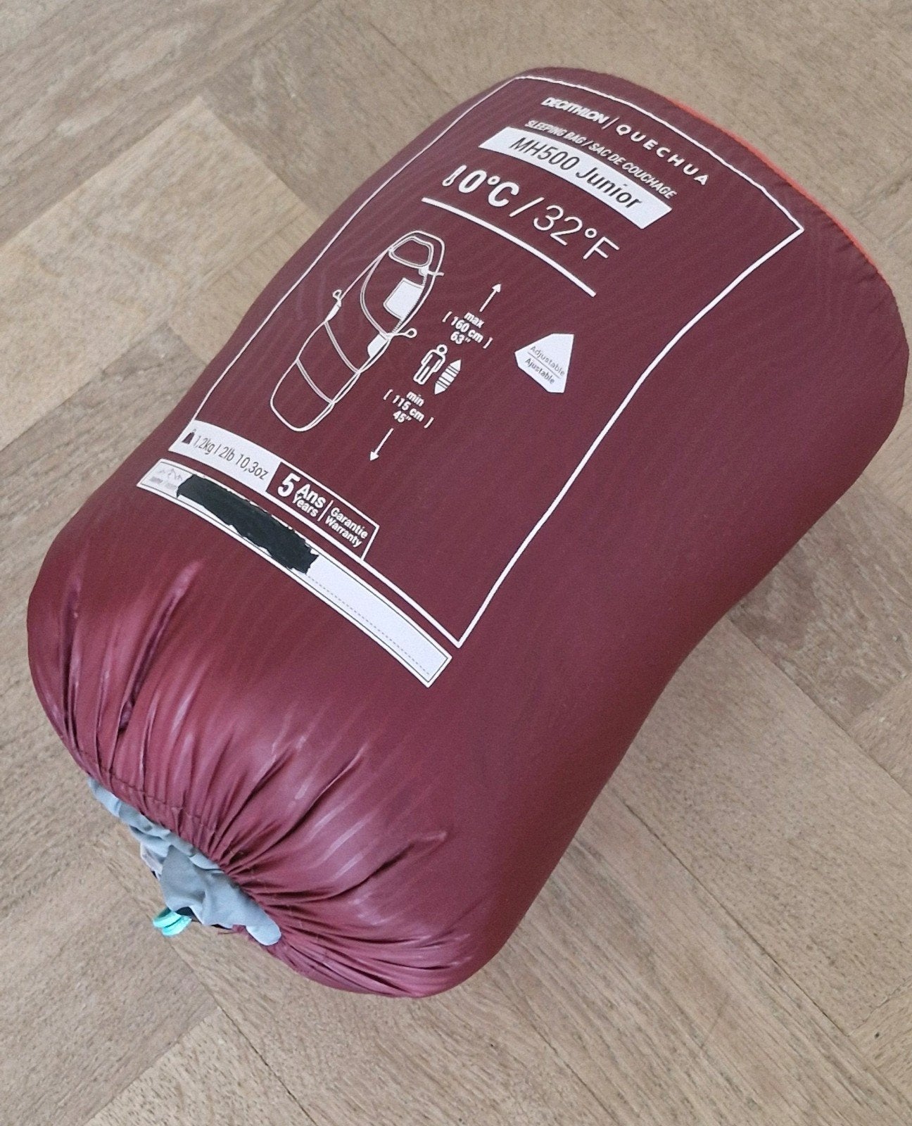 Warme kinder slaapzak Decathlon MH500 Junior tot 1C, Caravans en Kamperen, Ophalen