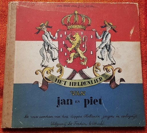 Het heldenlied van Jan en Piet - Piet Worm - 1947 - IGST, Ophalen of Verzenden, Piet Worm