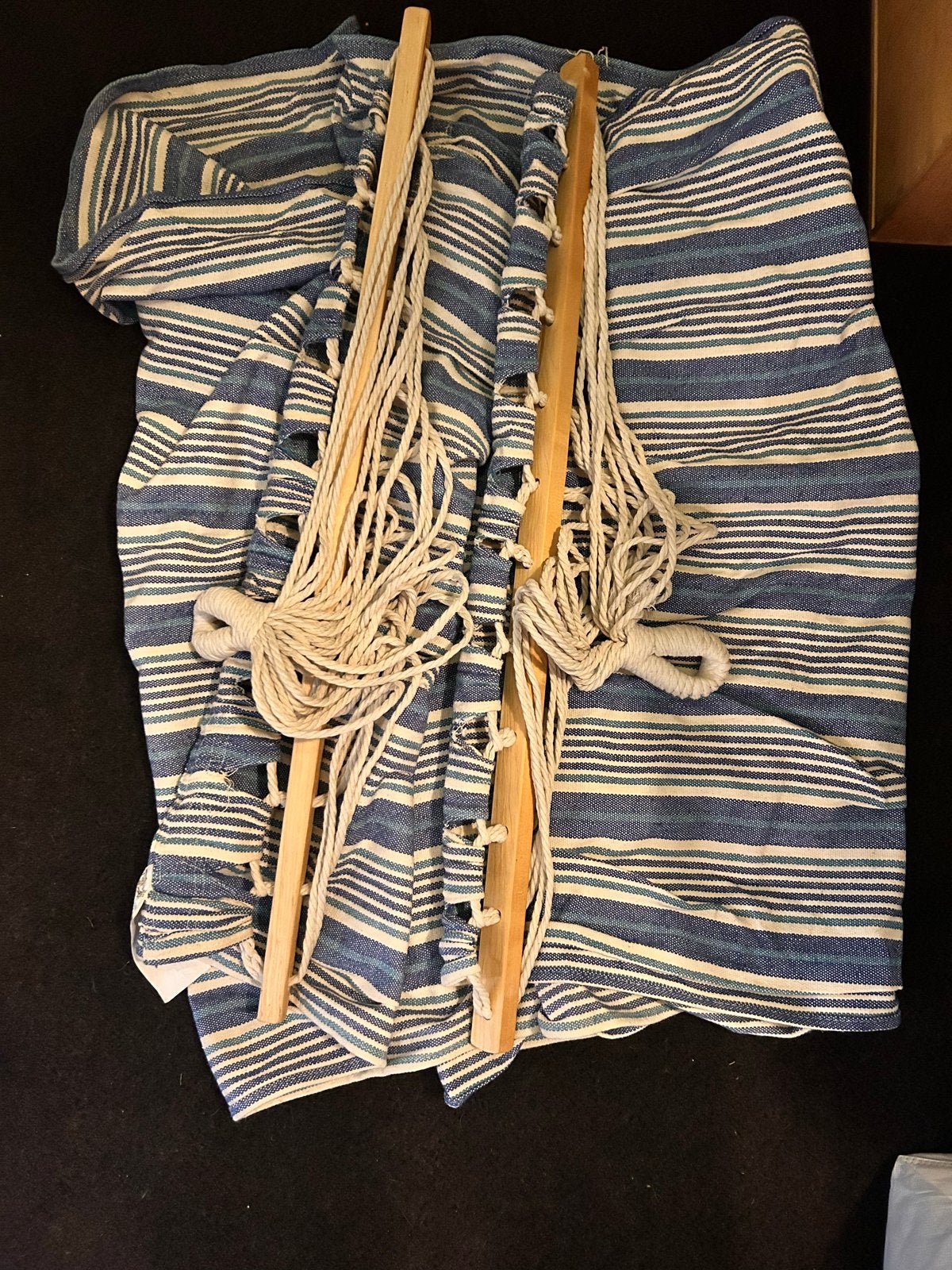 Hangmat voor binnen en buiten, Ophalen, Opvouwbaar, Zo goed als nieuw, Eenpersoons