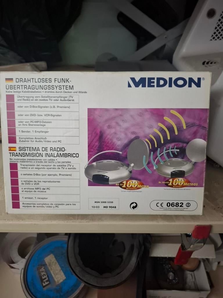 Medion Draadloos Radio Overdrachtssysteem, Gebruikt, Ophalen of Verzenden, Windows, Extern