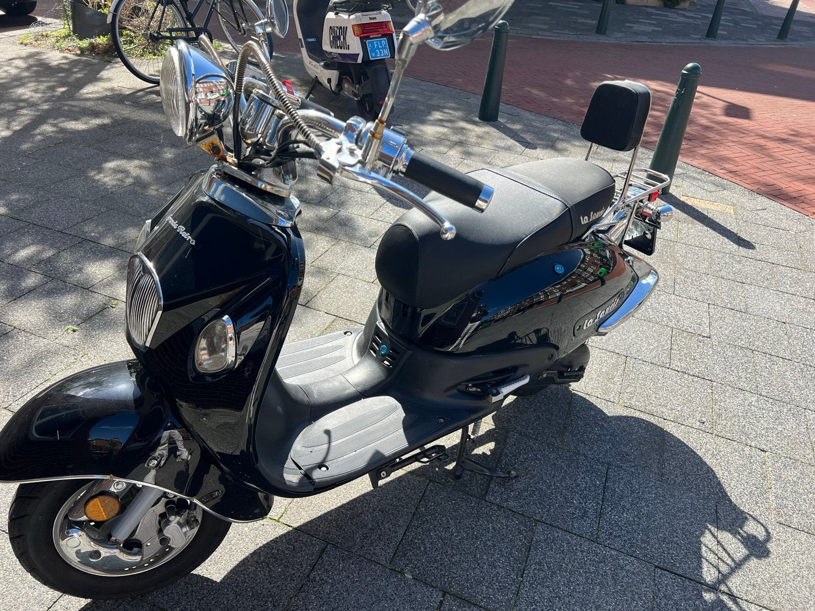 La Souris Grande Retro Scooter - Zwart, Gebruikt, Benzine, Ophalen, Overige merken