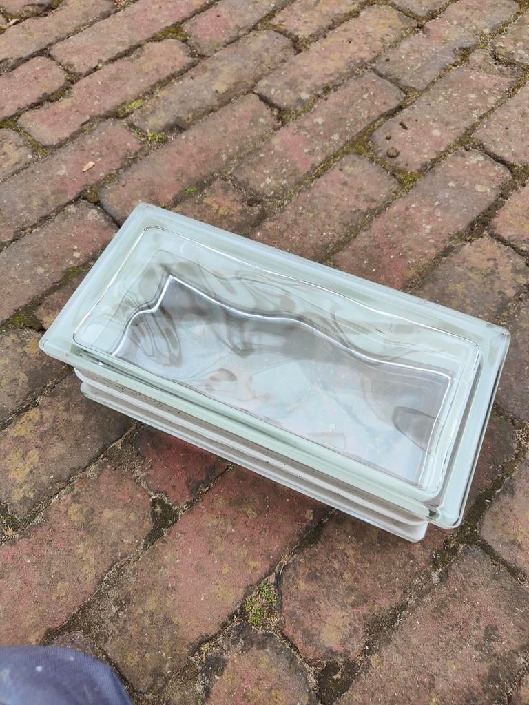 Glazen steen, bouwblok van glas, Doe-het-zelf en Verbouw, Metselstenen, Ophalen
