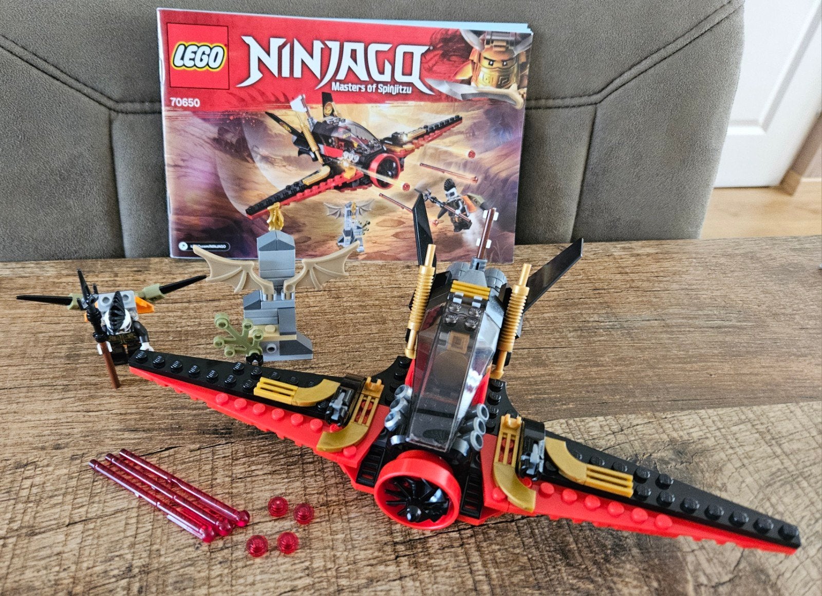 LEGO NINJAGO 70650, Ophalen of Verzenden, Zo goed als nieuw, Complete set, Lego