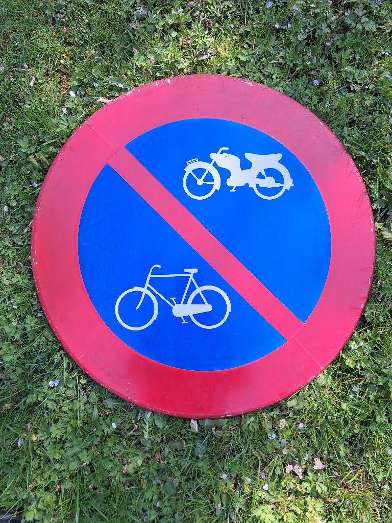 Verkeersbord vroeger., Ophalen of Verzenden, Gebruikt