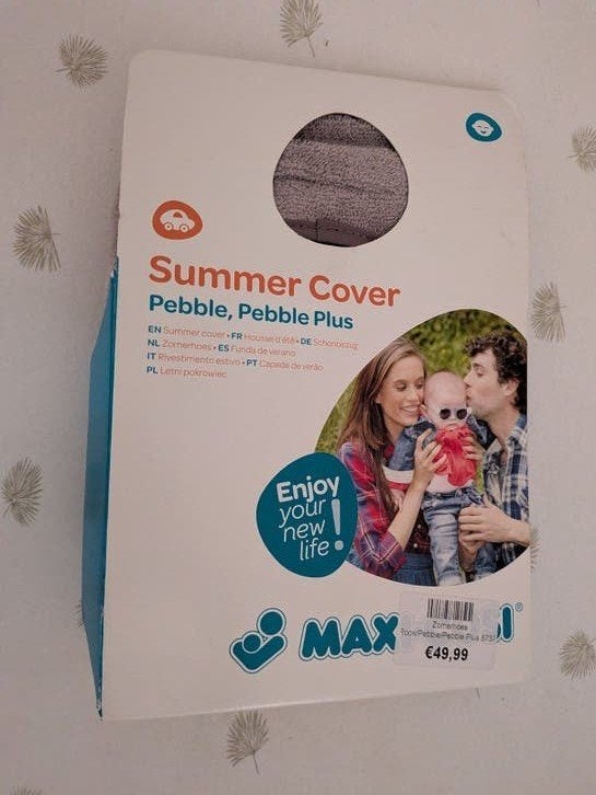 Maxi-Cosi Summer Cover Pebble, Pebble Plus, Rock, Autogordel, Nieuw, Ophalen of Verzenden, 0 t/m 13 kg