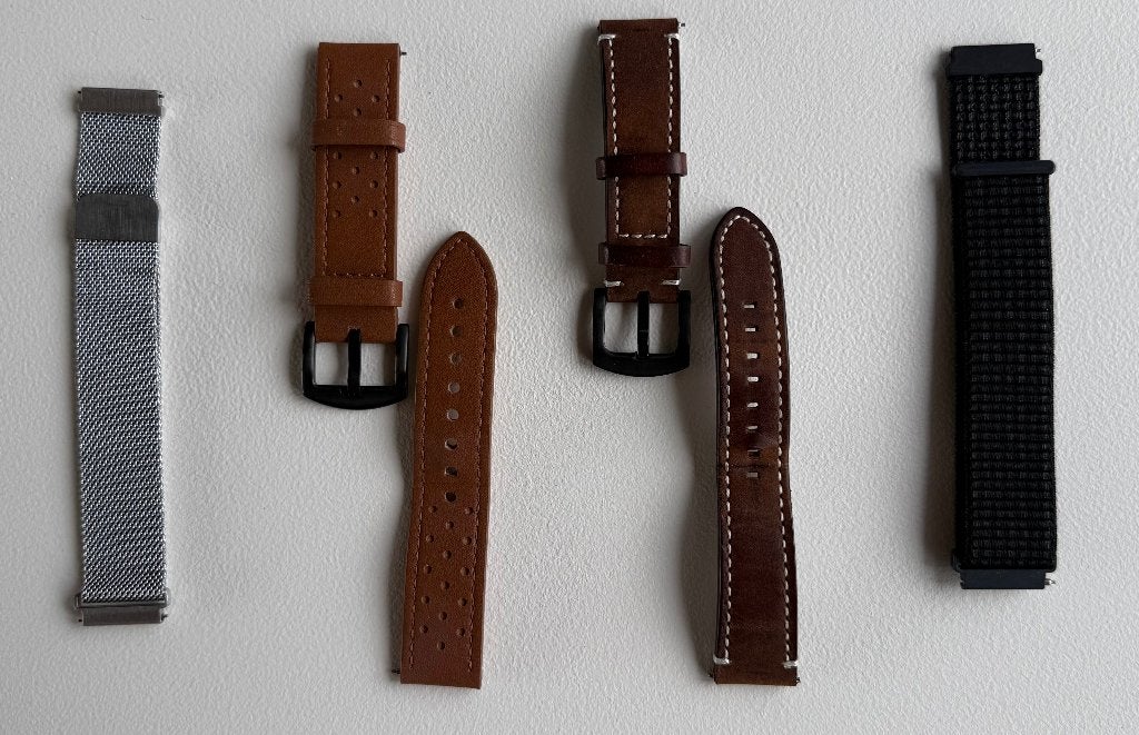 Horloge-/smartwatchbandjes, Ophalen of Verzenden, Zo goed als nieuw, Zwart, Android