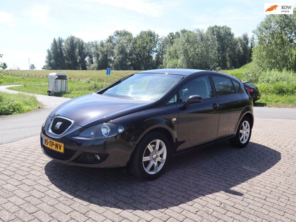 Seat Leon 2.0 FSI Stylance, Auto's, Voorwielaandrijving, Stof, Gebruikt, Zwart