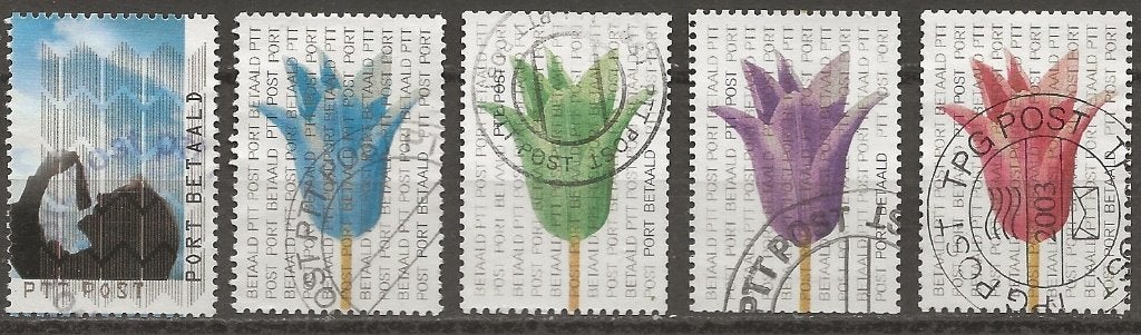 Nederland, Postzegels en Munten, Ophalen of Verzenden, Na 1940, Gestempeld