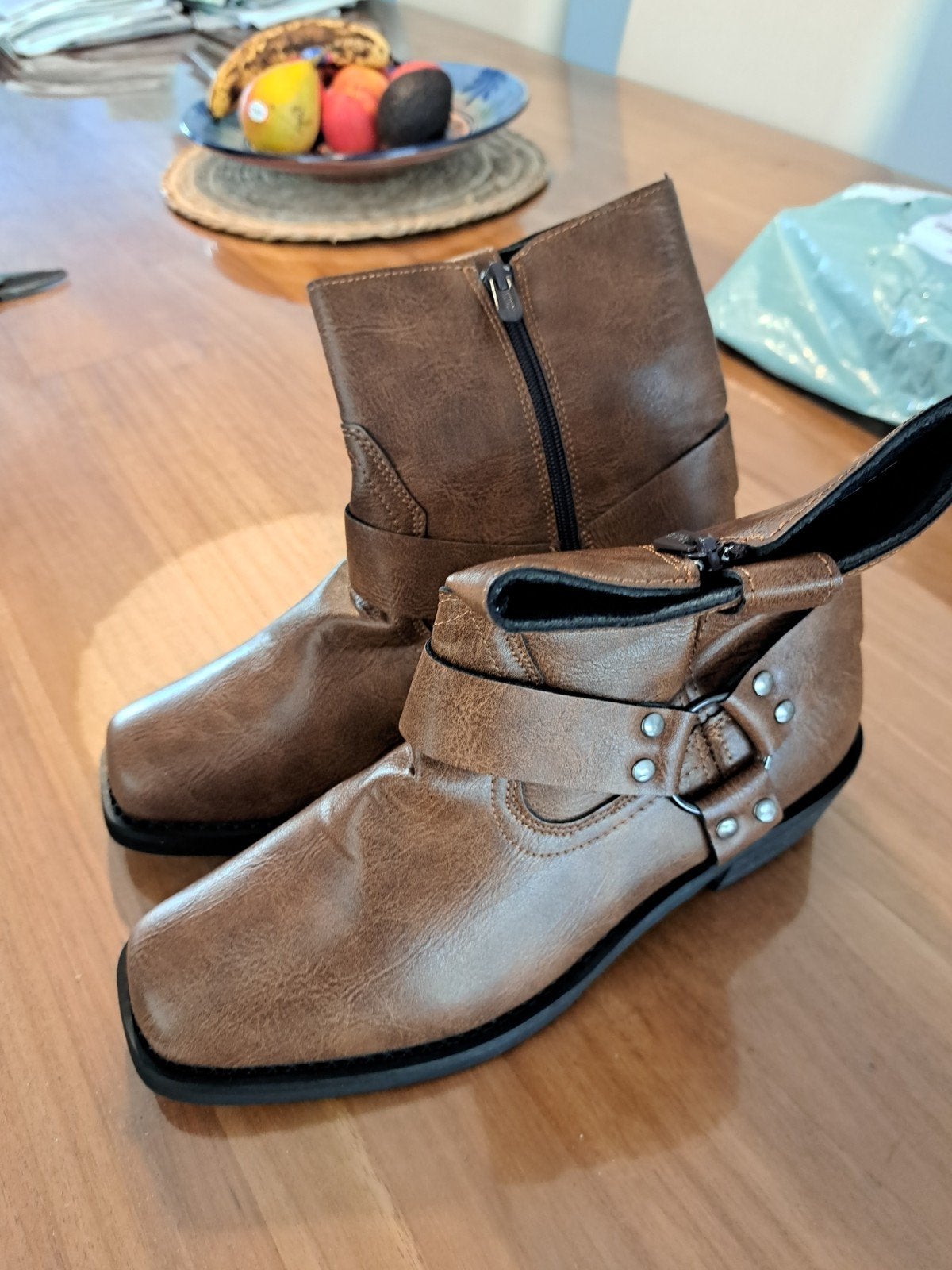cowboy laarzen NIEUW!, Bruin, Boots, Nieuw, Ophalen of Verzenden