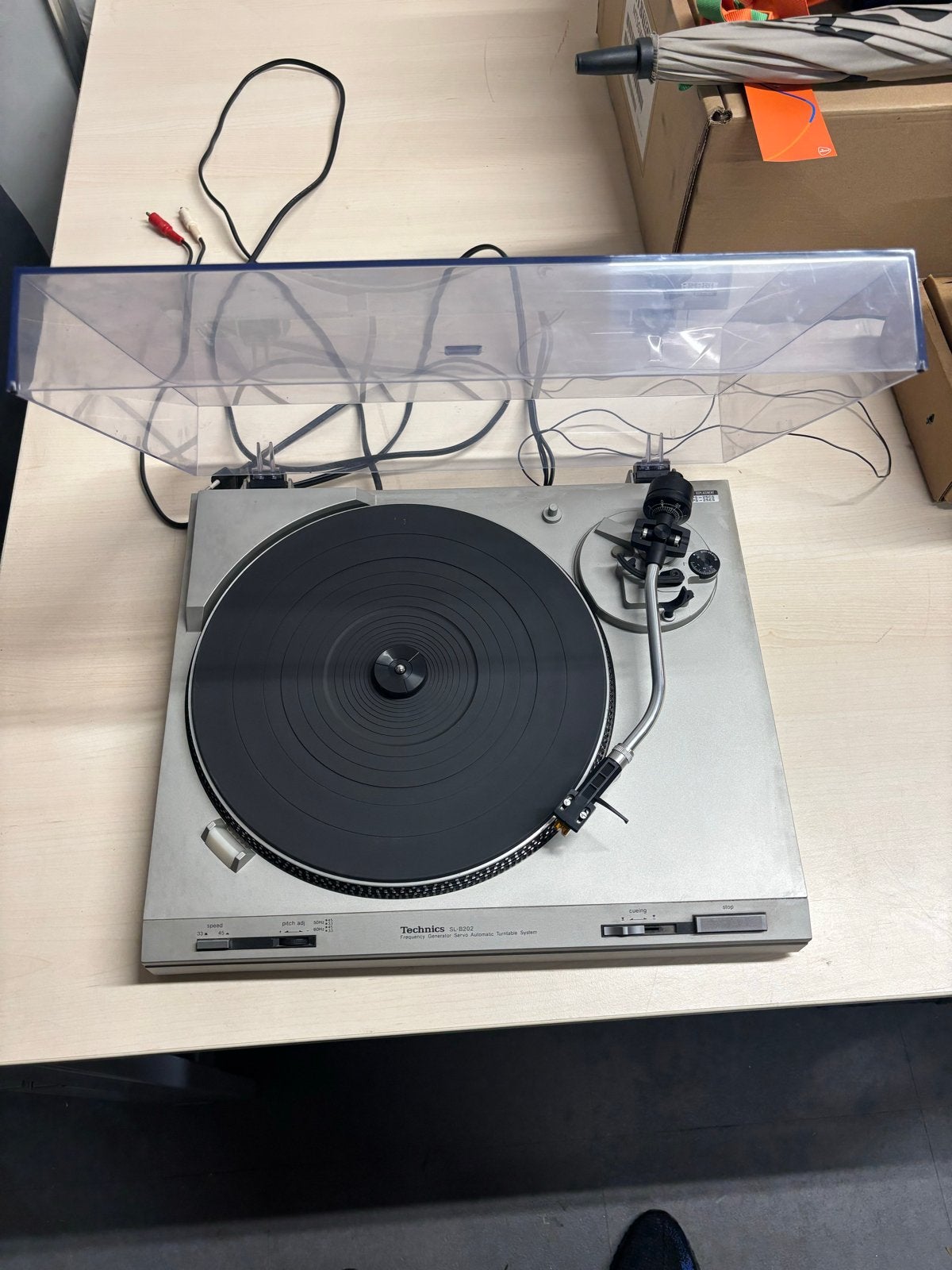 Technics SL-B202 Platenspeler - Refurbished en Werkend, Ophalen, Automatisch, Refurbished, Platenspeler