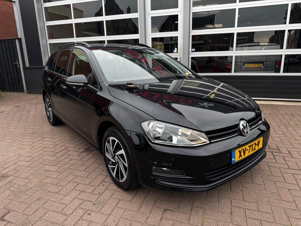 Volkswagen GOLF  VARIANT 1.4 TSI 122PK COMFORTLINE AUTOMAAT, Auto's, Euro 5, Gebruikt, 4 cilinders, Zwart