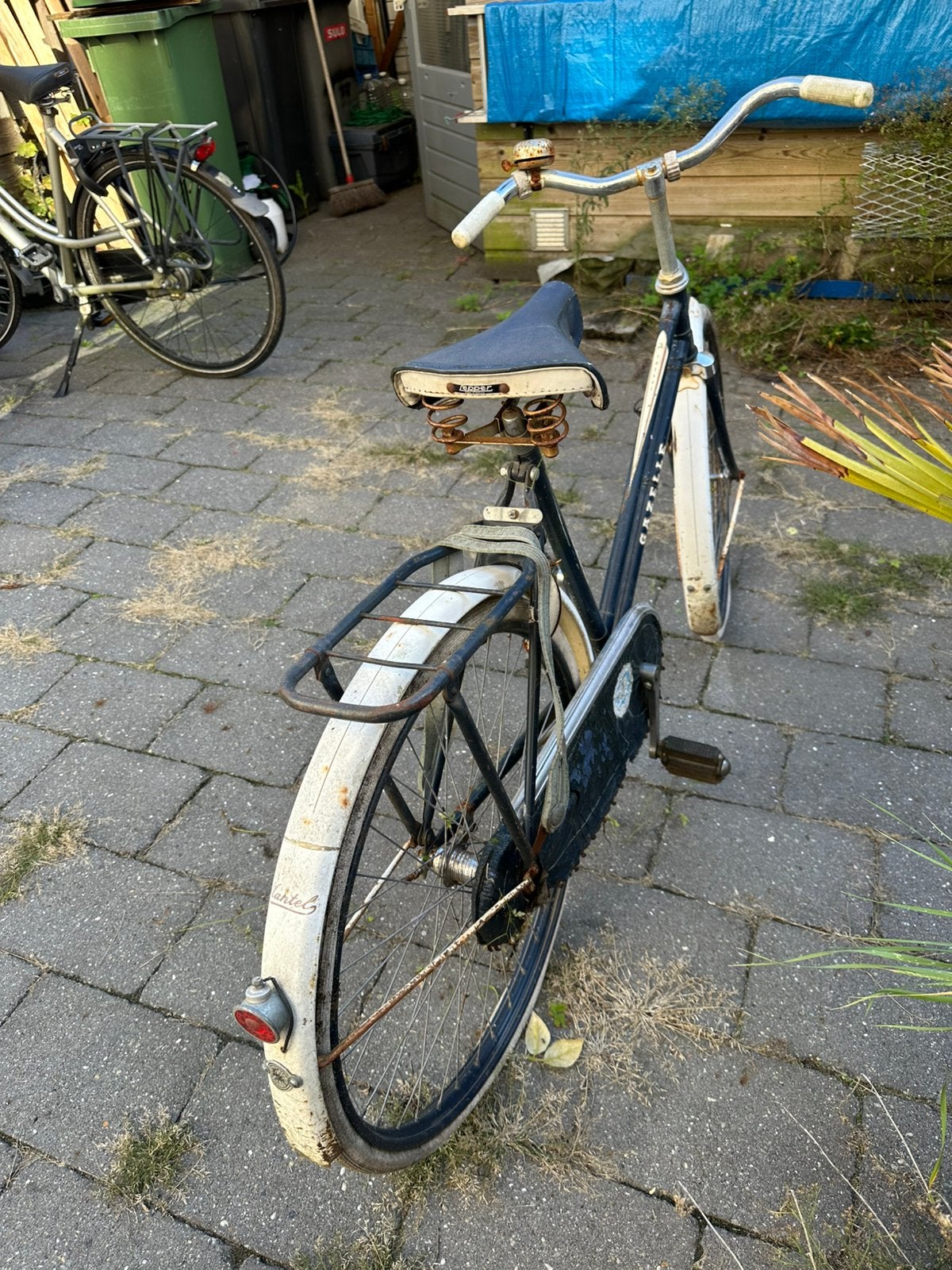 Oude kinderfiets, Minder dan 47 cm, Ophalen of Verzenden, Gebruikt, Terugtraprem