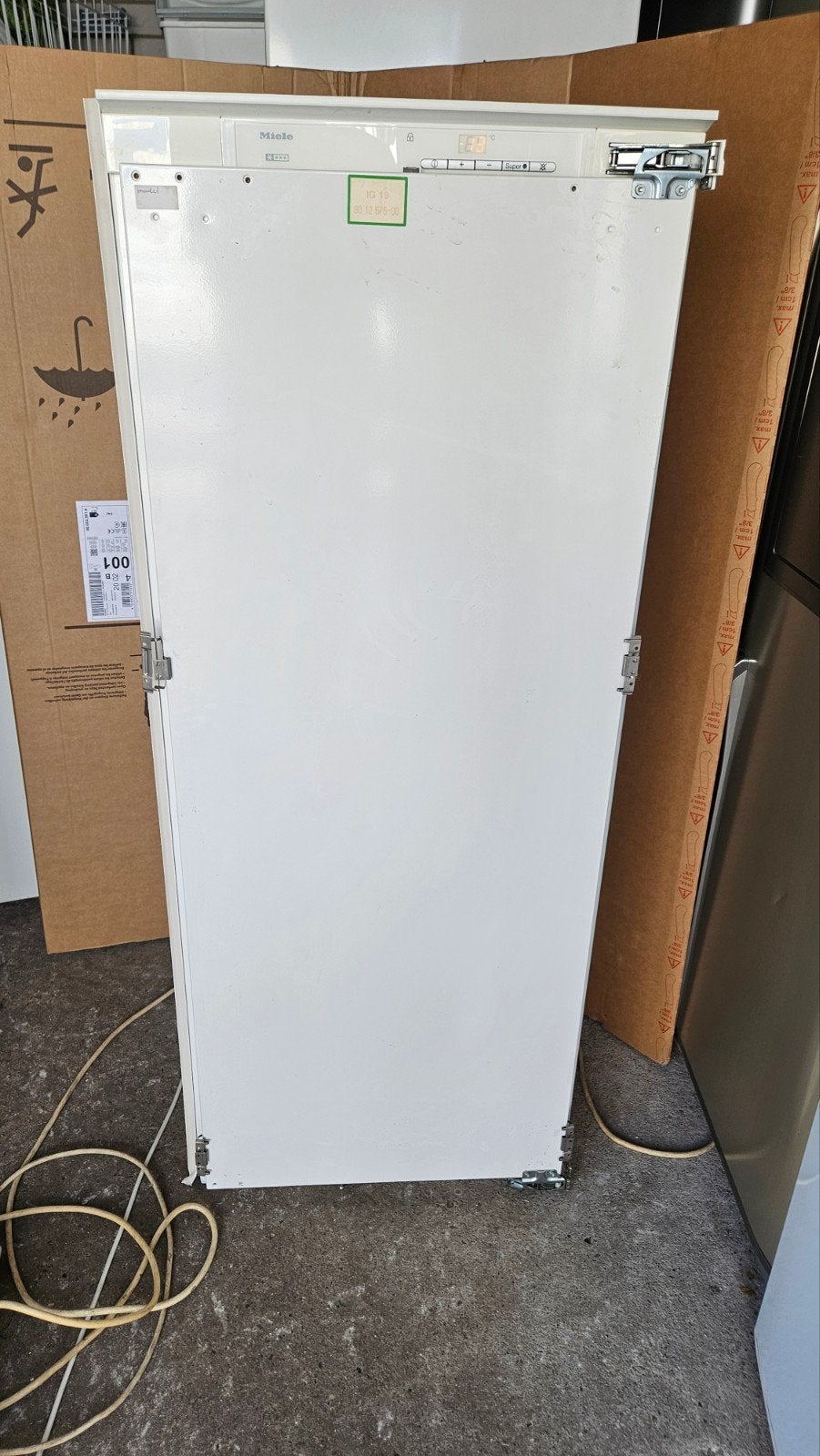 Miele vrieskast No Frost. (Inbouw)., Gebruikt, Minder dan 60 cm, 160 cm of meer, Inbouw