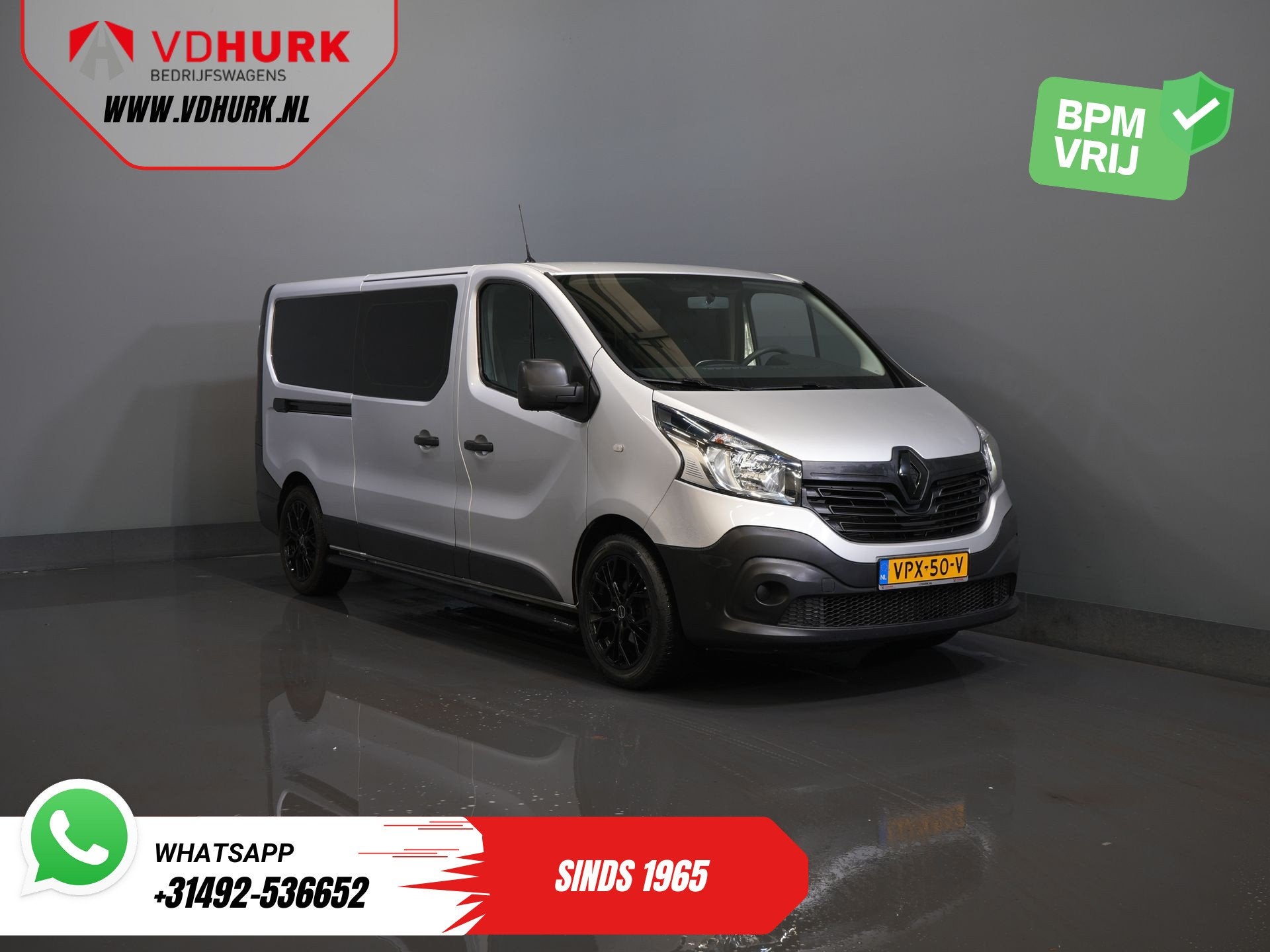 Renault Trafic 1.6 dCi L2 DC Dubbel Cabine Euro 6/ Cruise/ N, Voorwielaandrijving, Gebruikt, Euro 6, 4 cilinders