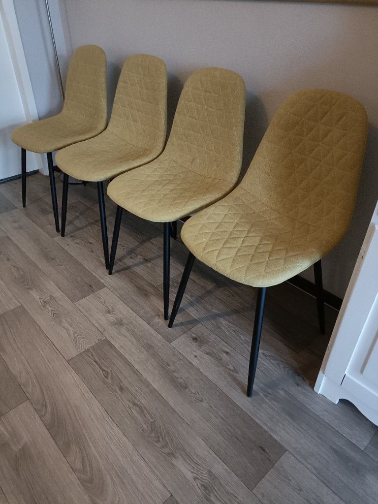 Eetkamerstoelen 4, Huis en Inrichting, Stoelen, Ophalen, Zo goed als nieuw, Overige kleuren, Eén