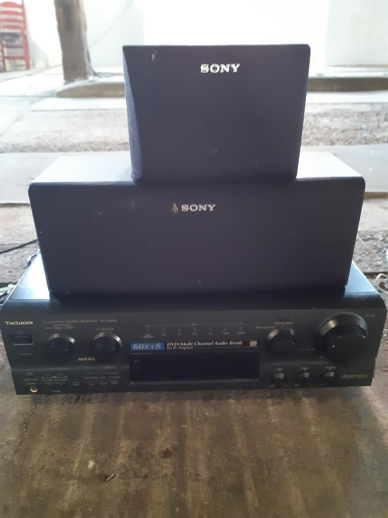Technics SA-AX530 Home Audio Video Control 5 Channel Stereo, Audio, Tv en Foto, Luidsprekers, Ophalen of Verzenden, 120 watt of meer