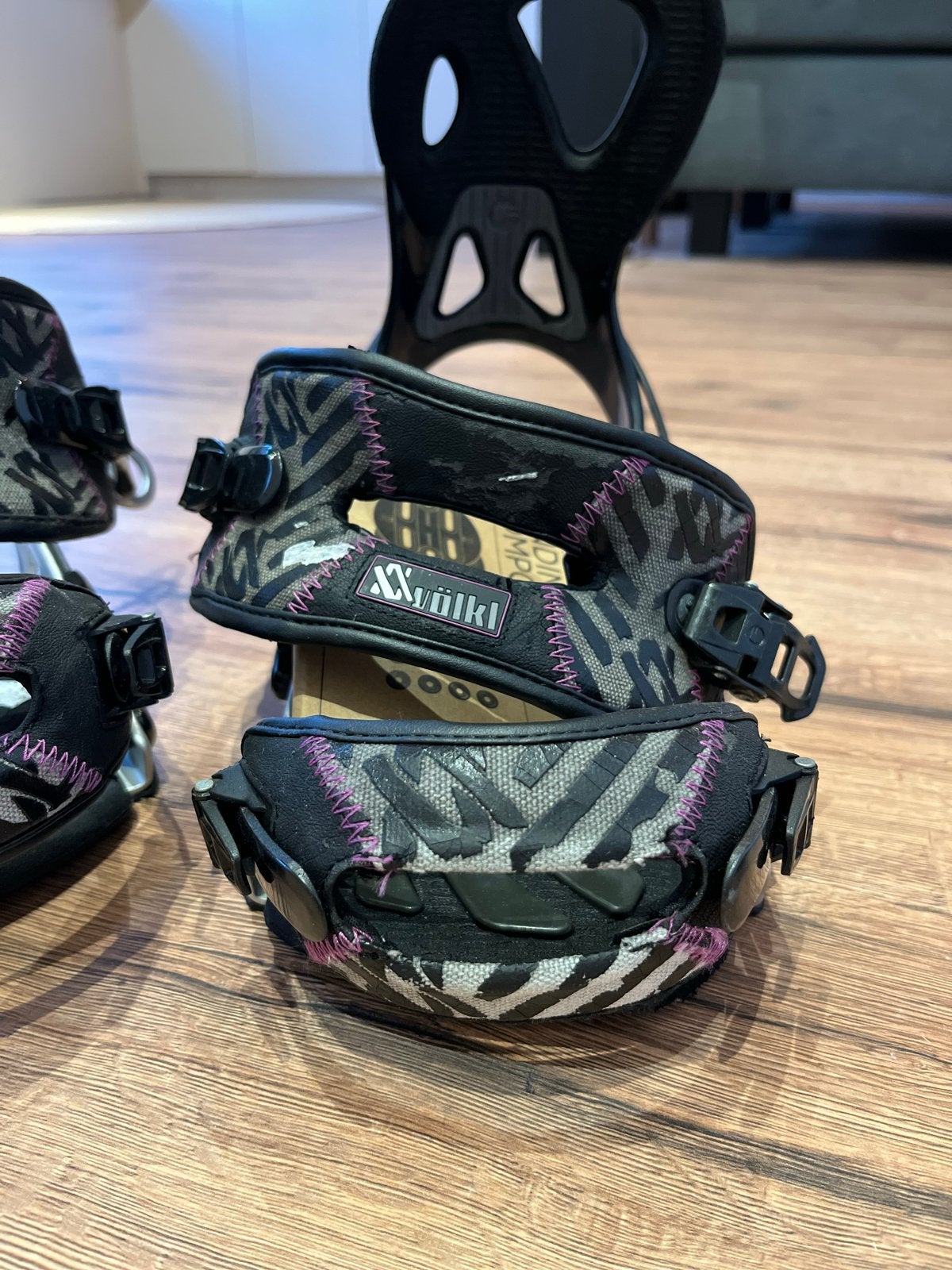 Völkl Snowboard Bindingen - Gebruikt L, Ophalen, Gebruikt, Bindingen