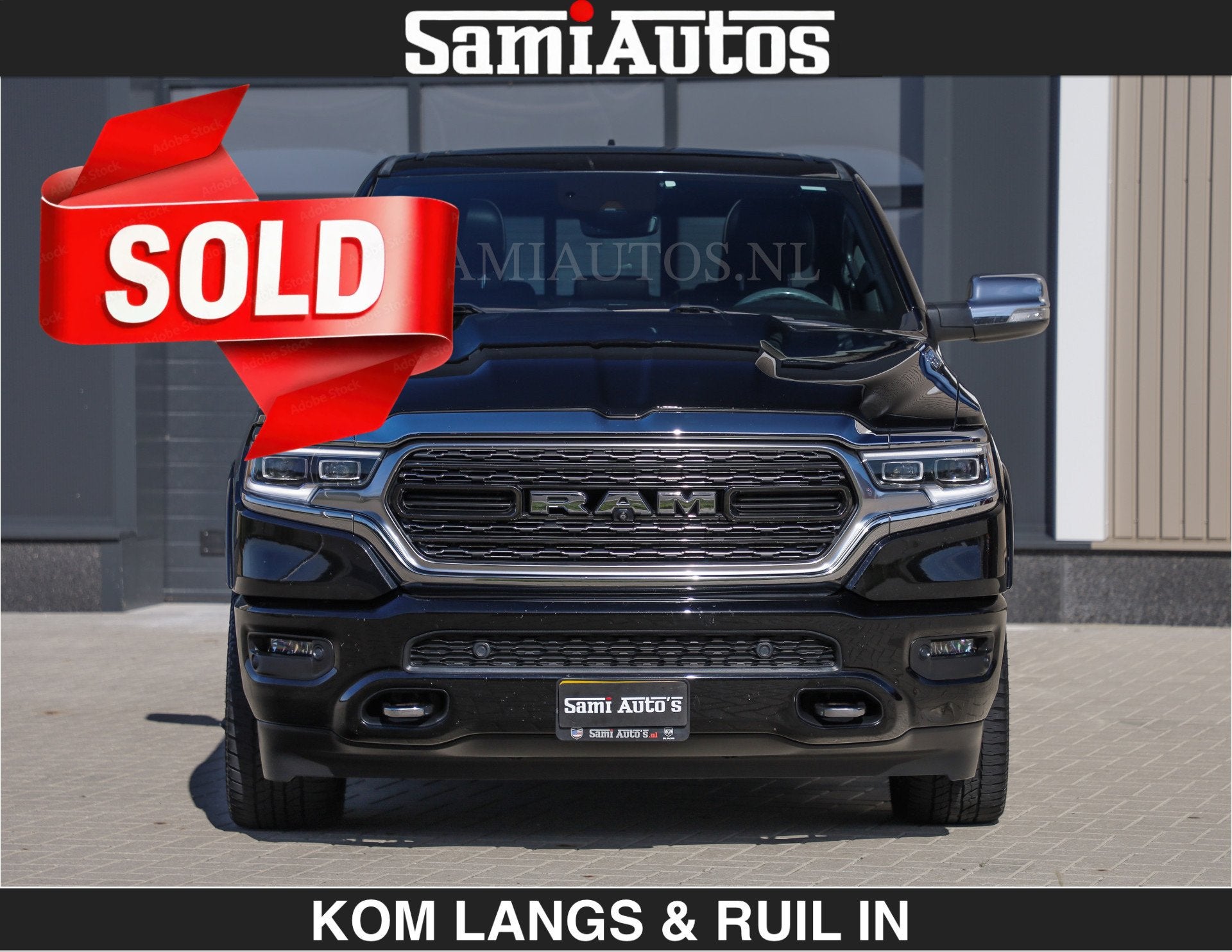 Dodge Ram LIMITED | 5.7 V8 402 PK | BOM VOL | €39950,- exc, Auto's, Automaat, Dealer onderhouden, Gebruikt, 5654 cc