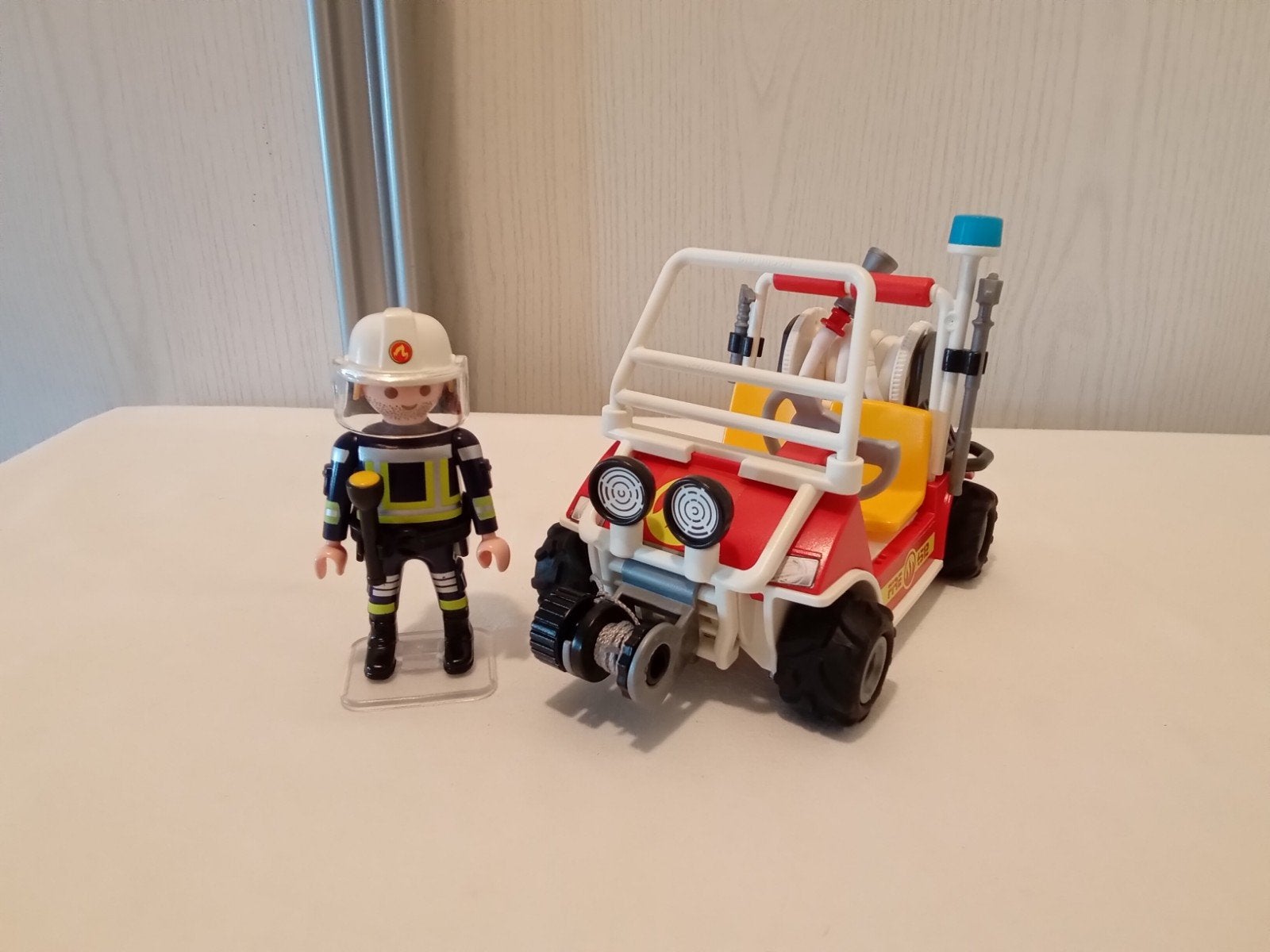 Playmobil brandweerbuggy, Gebruikt, Complete set, Voertuig, Ophalen of Verzenden