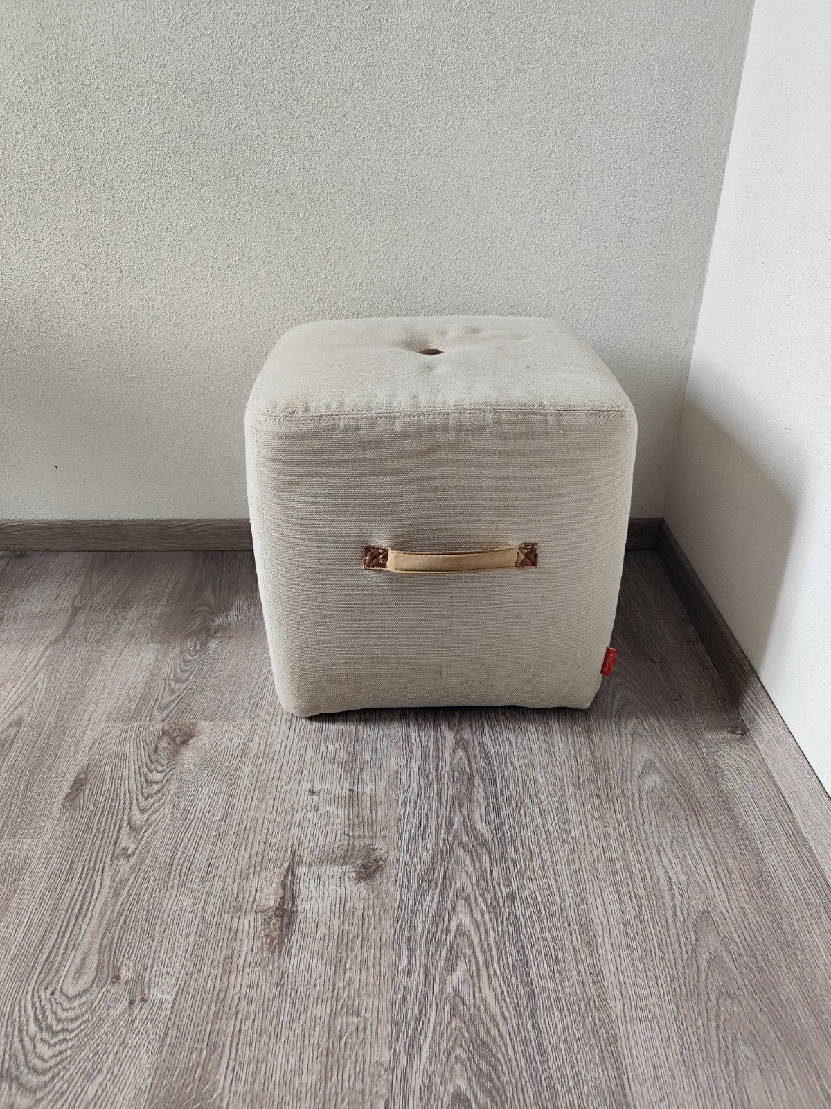 Poef, Ophalen, Minder dan 50 cm, Gebruikt, Vierkant