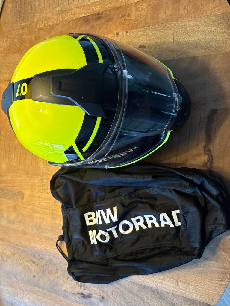 BMW Motorrad System 7 Evo systeemhelm Neon Geel 58/59 L, Overige merken, Systeemhelm, Heren, Ophalen of Verzenden