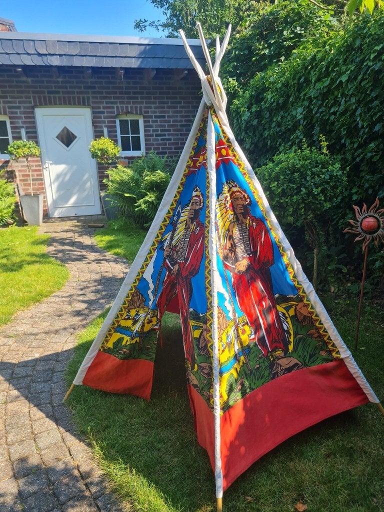 Retro tipi speeltent, Verzenden, Gebruikt