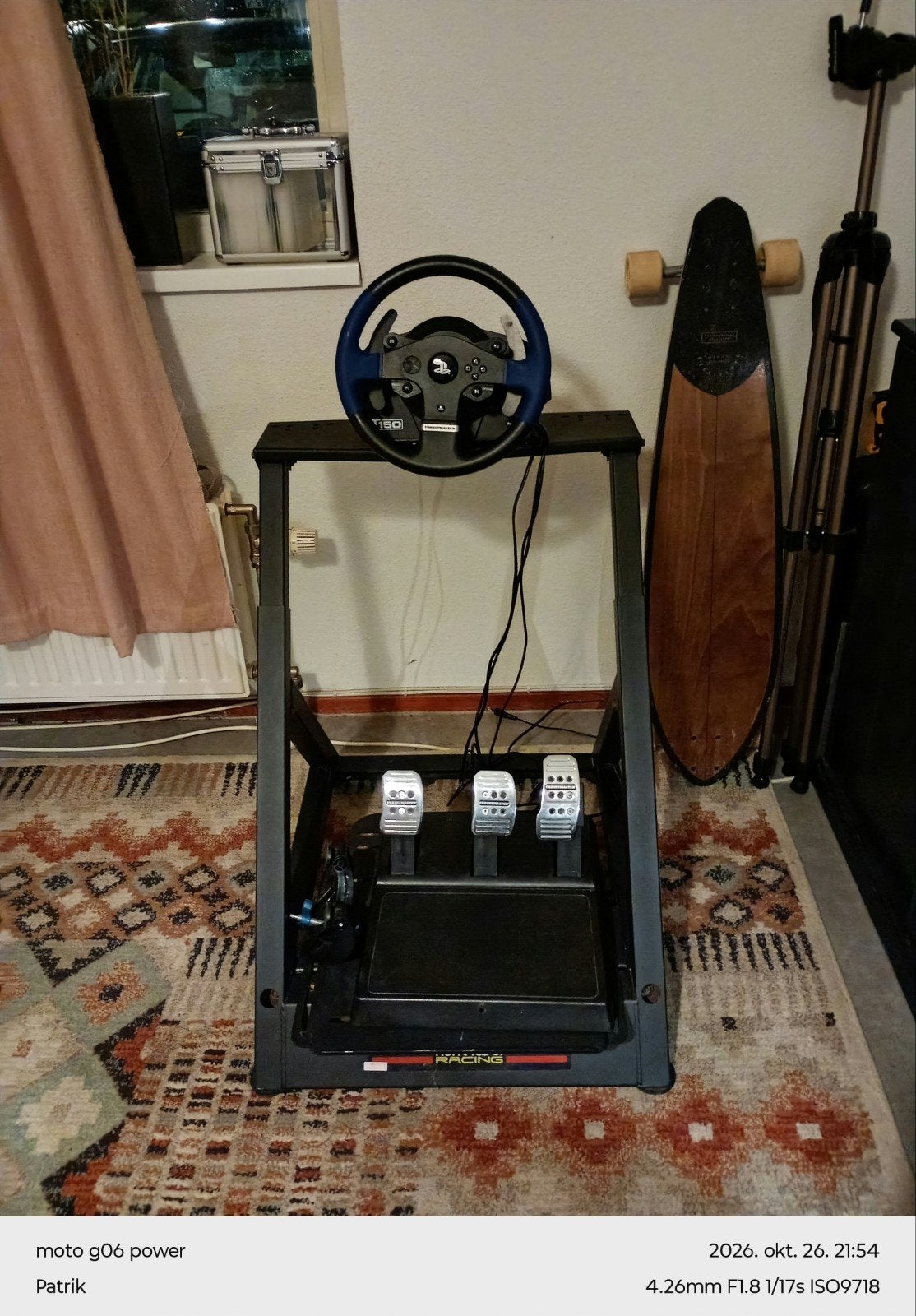 Thrustmaster T150 + T3PA pedalen + Next Level Racing Stand, Spelcomputers en Games, Ophalen, Gebruikt, Stuur of Pedalen, PlayStation 4